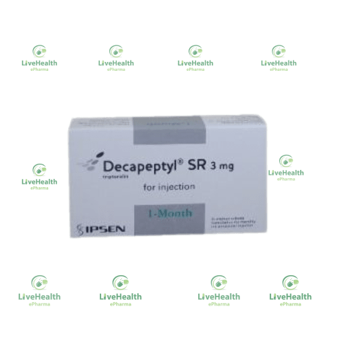 Decapeptyl SR 3mg Powder and solvent for suspension for injection (1 Vial)