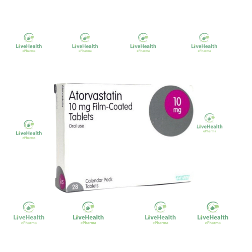 Atorvastatin 10mg Tablet (28 Tablets)