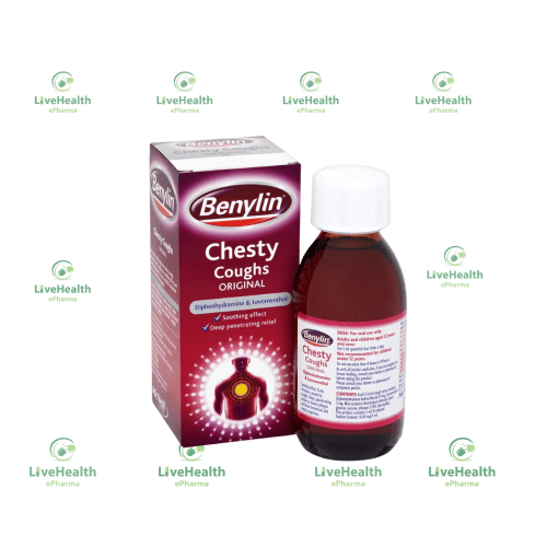 Benylin Chesty Cough Original 2.8mg/ml, 0.4mg/ml Syrup (150ml)