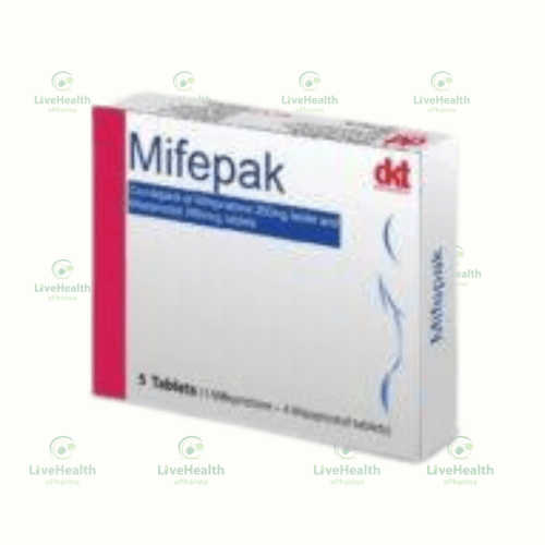 MIFEPAK COMBIPACK  OF MIFEPRISTONE 200mg AND MISOPROSTOL 200mcg TABLETS