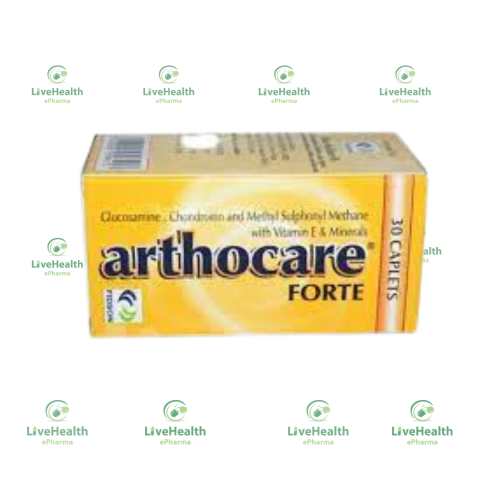 Arthocare FORTE 500mg, 400mg Caplet (30 Caplets)