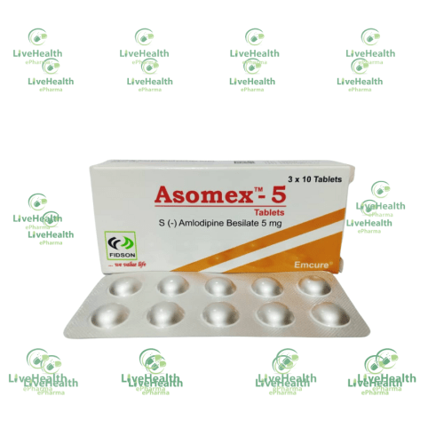 Asomex 5mg(S – Amlodipine)